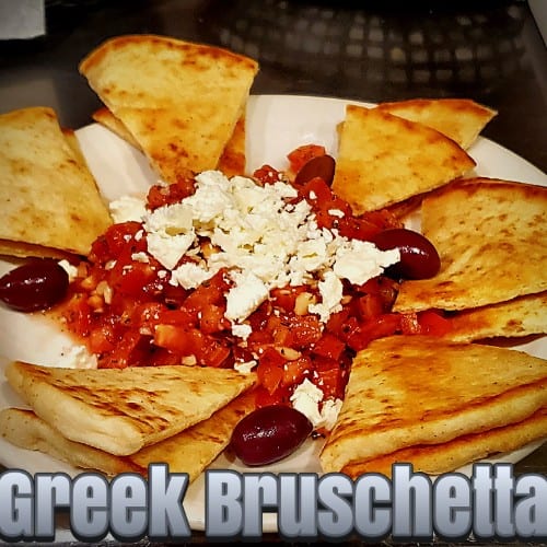 Greek Bruschetta.