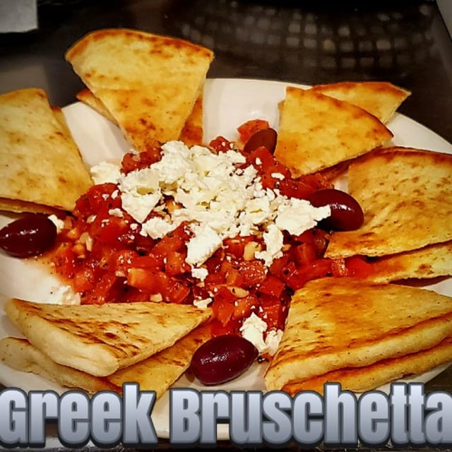 Greek Bruschetta.