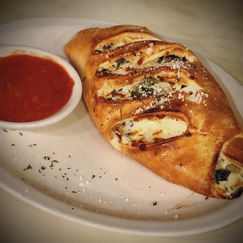 Cheese Stromboli.