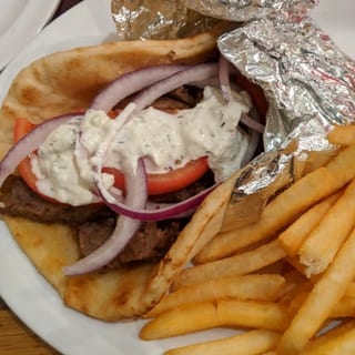 Gyro on a Pita
