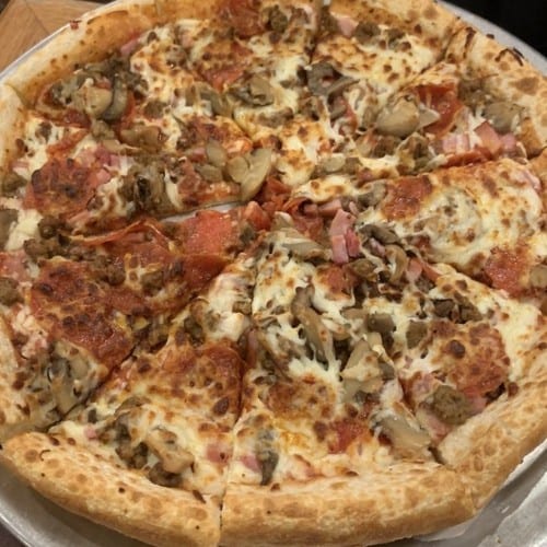 "All Meat" Pizza (Medium).