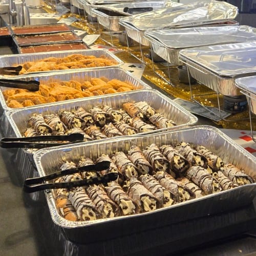 Cannoli Tray.