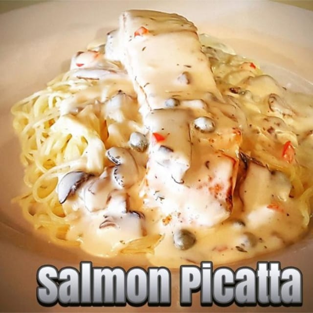 Salmon Piccata.